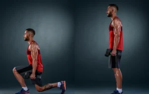 side profile dumbbell front rack lunge 1024x1024